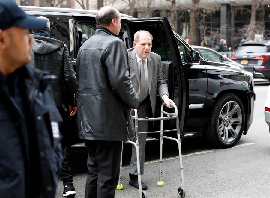 Inicia selección del jurado para caso de Weinstein