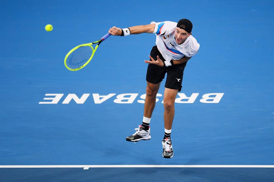 El equipo alemán selló con derrota su debut en la Copa ATP