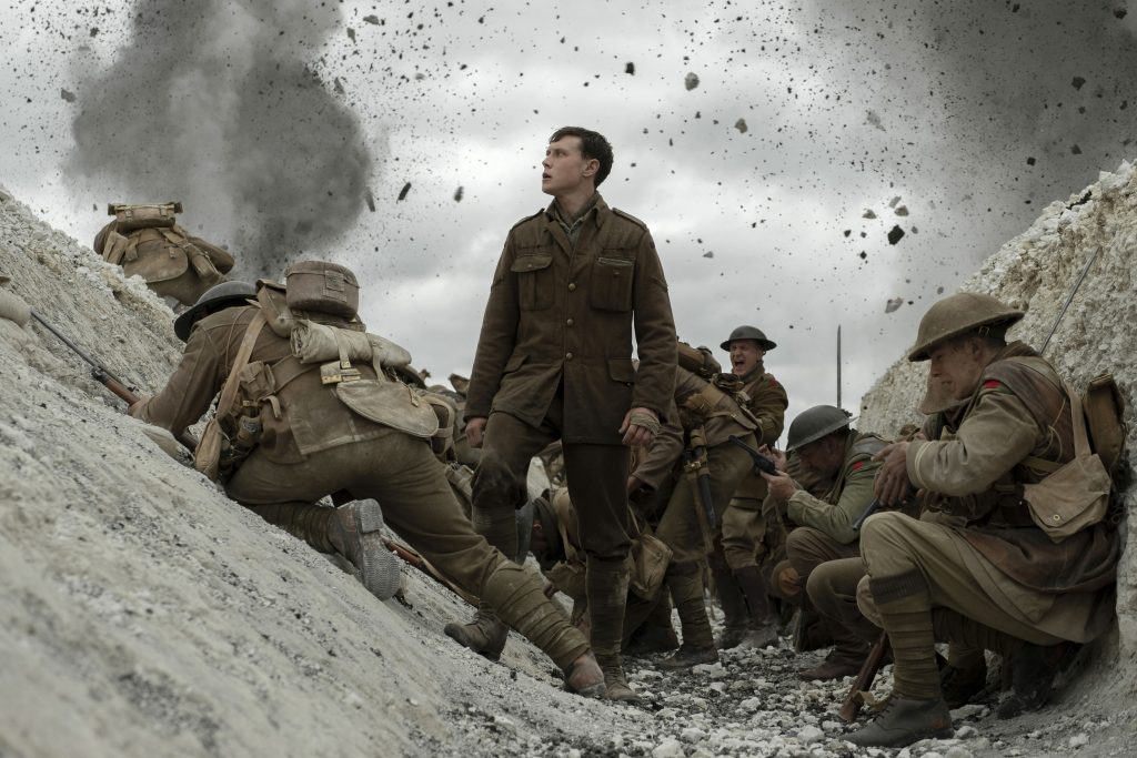 "1917" triunfa en cines de EEUU tras ganar en Globos de Oro