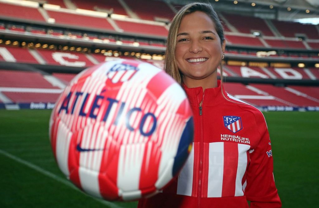 Deyna Castellanos firmó con el Atlético de Madrid