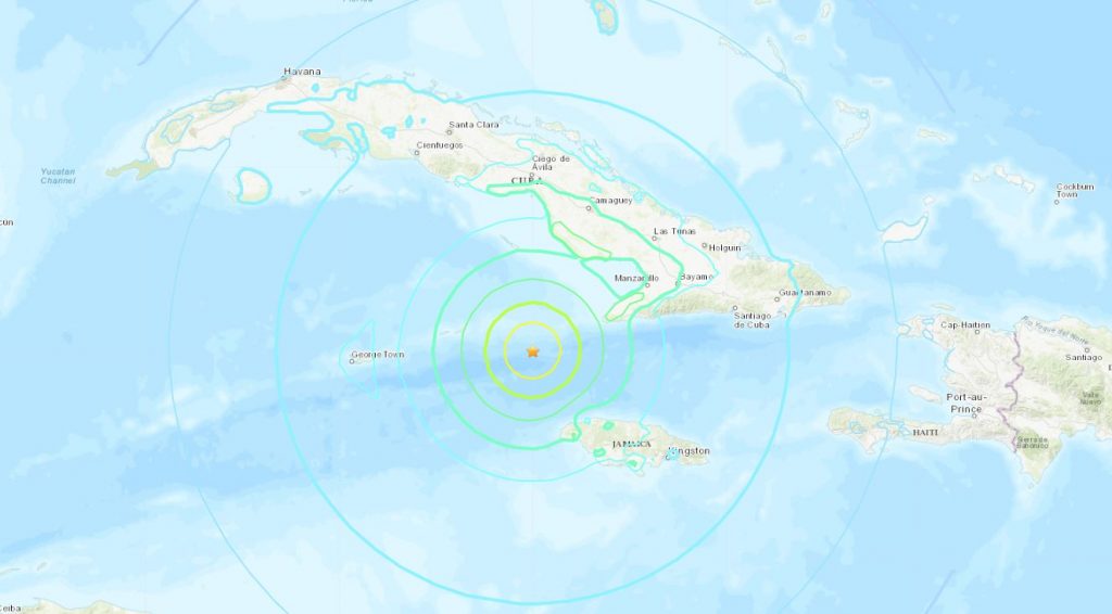 Terremoto de 7,7 sacude el Caribe
