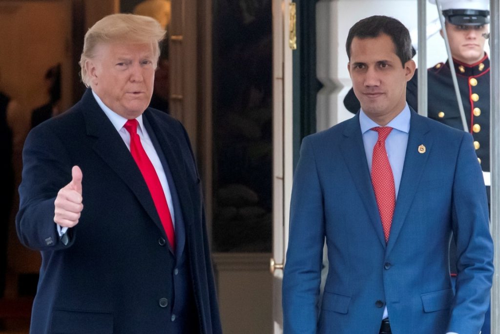Trump recibe a Guaidó en la Casa Blanca
