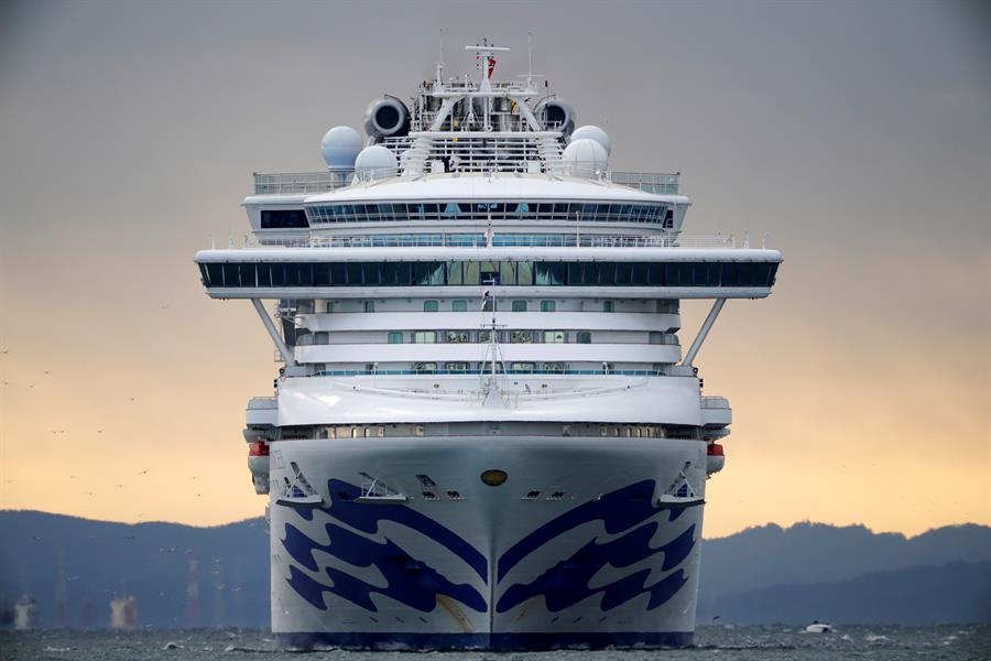 41 nuevos casos de coronavirus en crucero de Yokohama