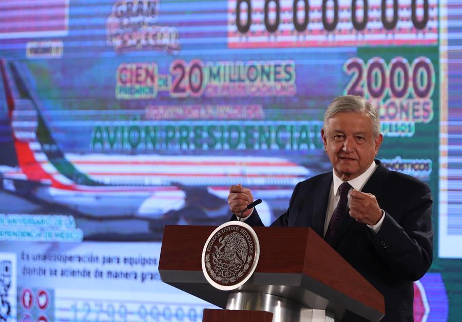 Realizarán sorteo especial en nombre del avión presidencial