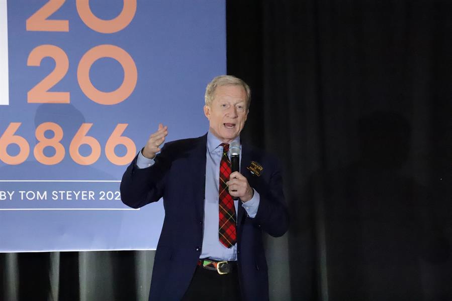 Multimillonario Tom Steyer se retira de la carrera presidencial demócrata