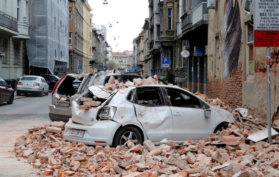 Sismos en Croacia provocan daños materiales y heridos