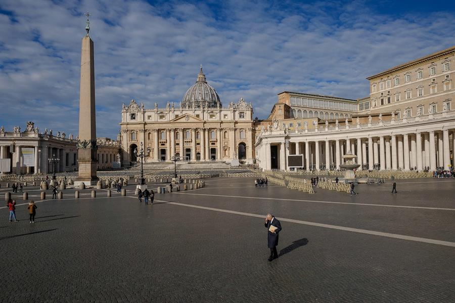 Reportan primer caso de coronavirus en la Ciudad del Vaticano