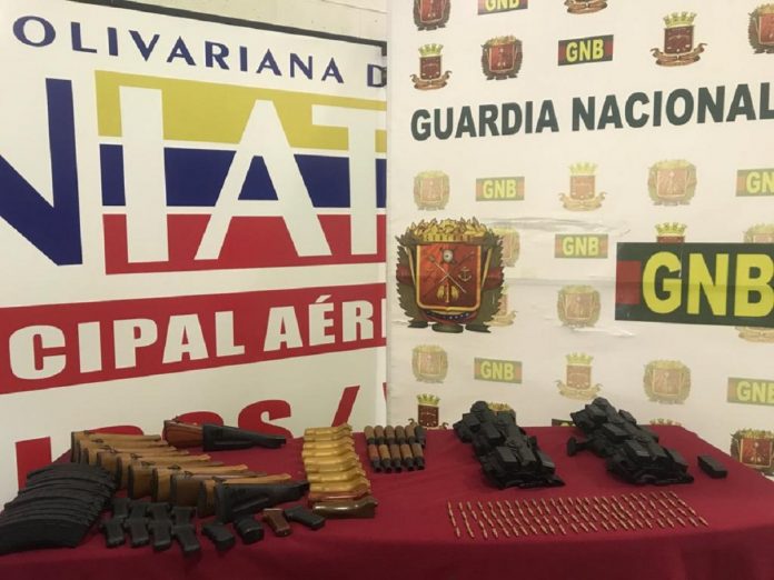 Venezuela incautó armamento bélico procedente de Colombia