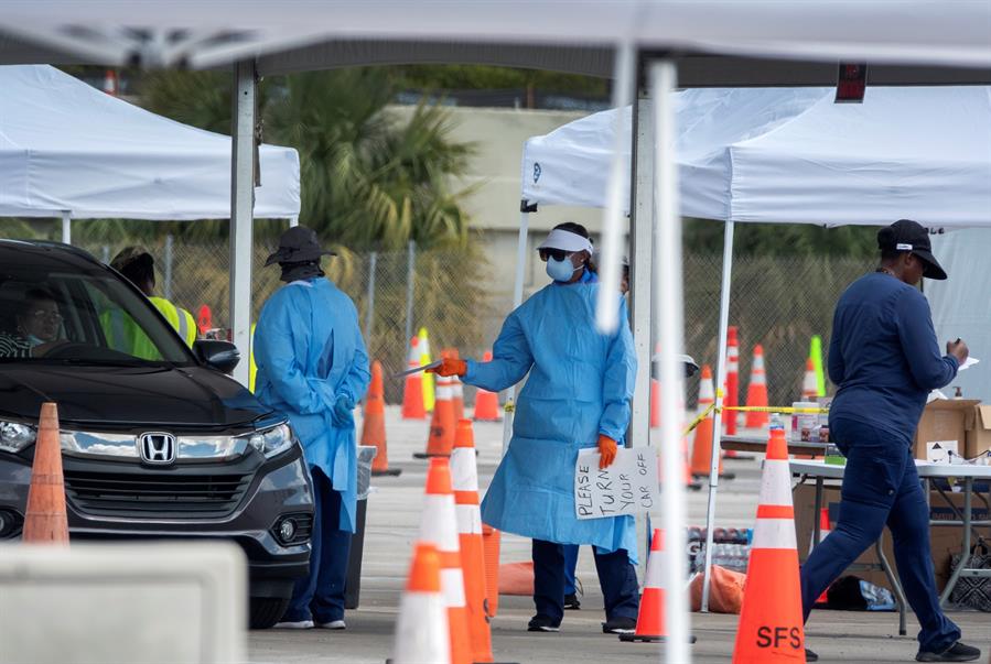 Asciende a 6.338 cifra de casos por COVID-19 en Florida