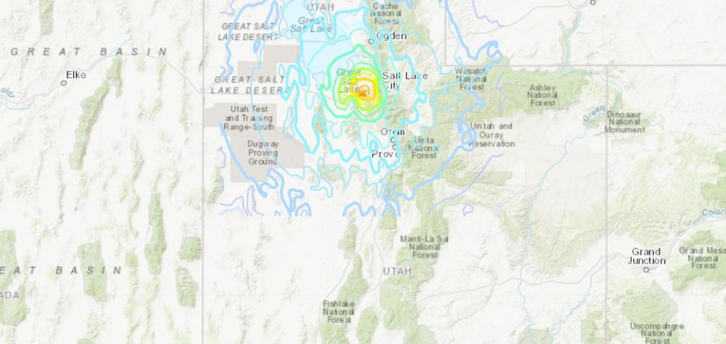 Sismo de 5,7 sacude Utah
