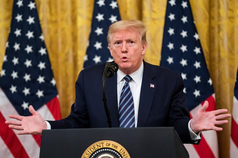 Trump insta a Biden a "responder" acusaciones de abuso sexual en su contra