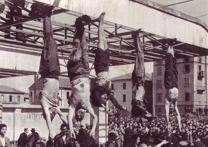 Hace 75 años Mussolini murió a manos de los partisanos