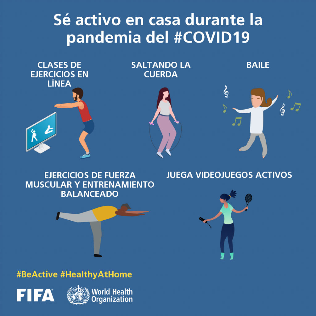 "Be Active": campaña de FIFA para vencer al coronavirus