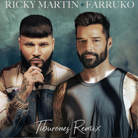 Ricky Martin y Farruko lanzarán remix de "Tiburones" este jueves