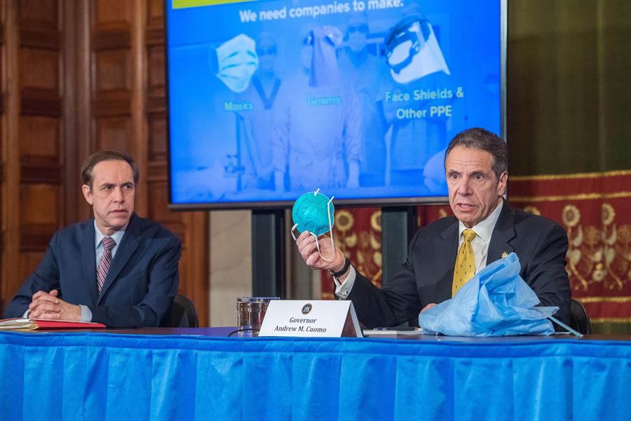 New York supera los 100.000 casos del coronavirus