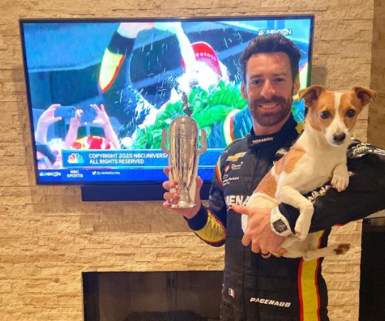 Simon Pagenaud ganó la carrera virtual de IndyCar en Míchigan