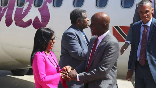 Trinidad y Tobago niega relación de visita de Delcy Rodríguez con EEUU