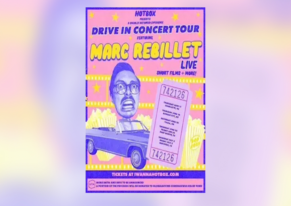 Marc Rebillet hará una gira drive-in