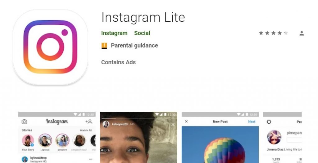 Preparan lanzamiento de nueva versión de Instagram Lite