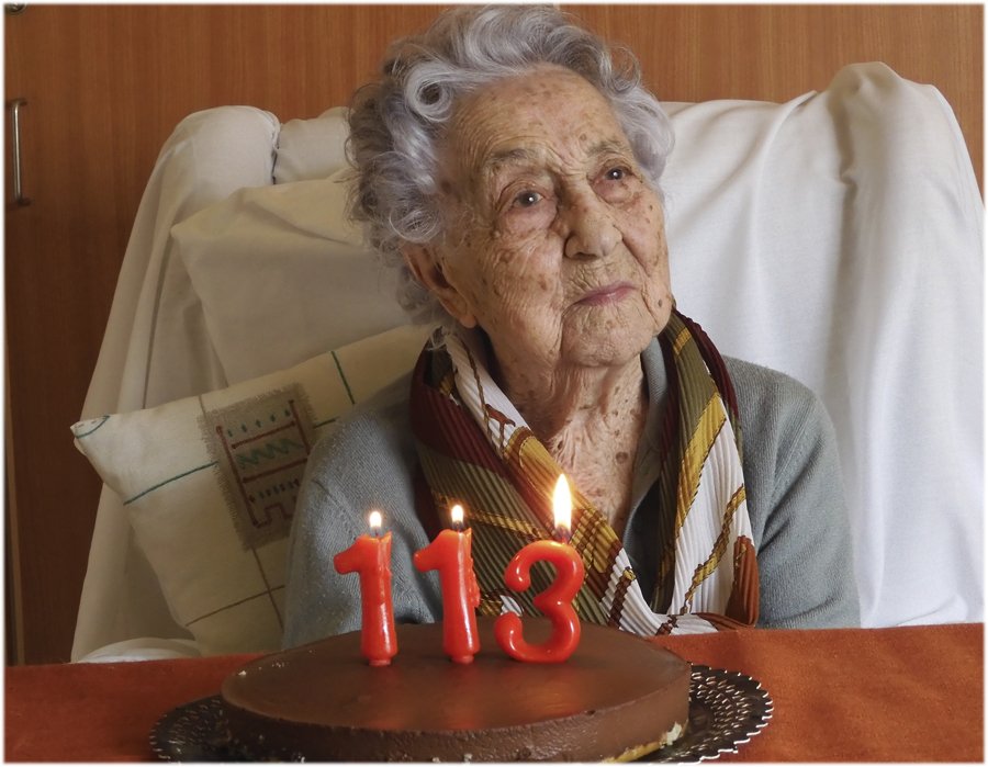 Mujer más longeva de España superó la COVID-19 a los 113 años