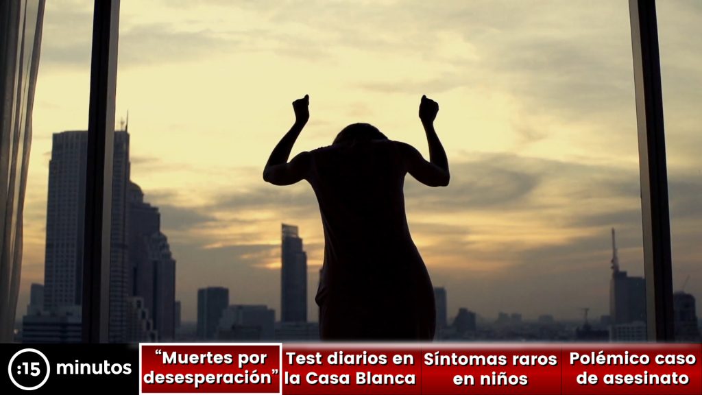Noticiero 15 minutos news muertes por desesperación