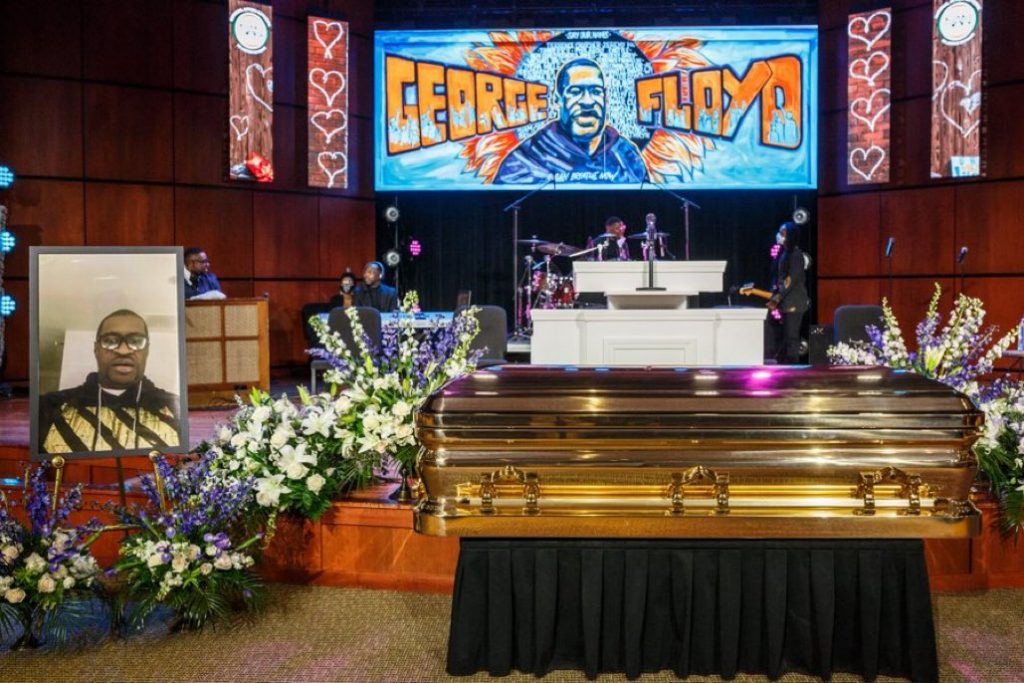 Comienza funeral de George Floyd