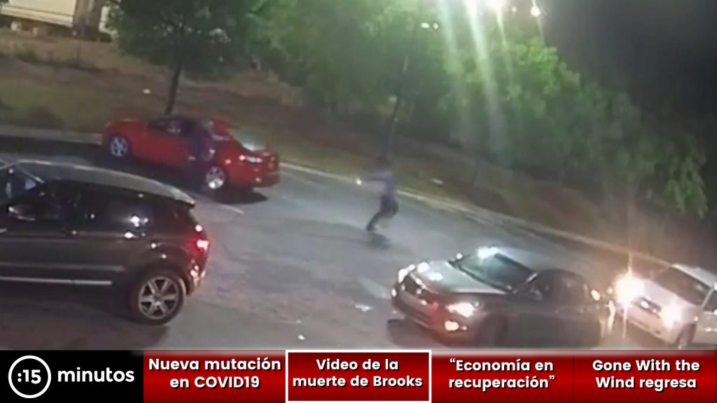 Noticiero 15 minutos news: Video del momento en que Rayshard Brooks es abatido