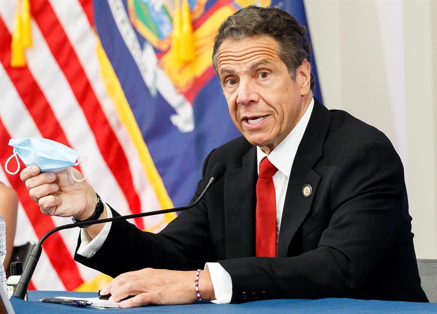 El gobernador de Nueva York teme un nuevo incremento de casos de coronavirus