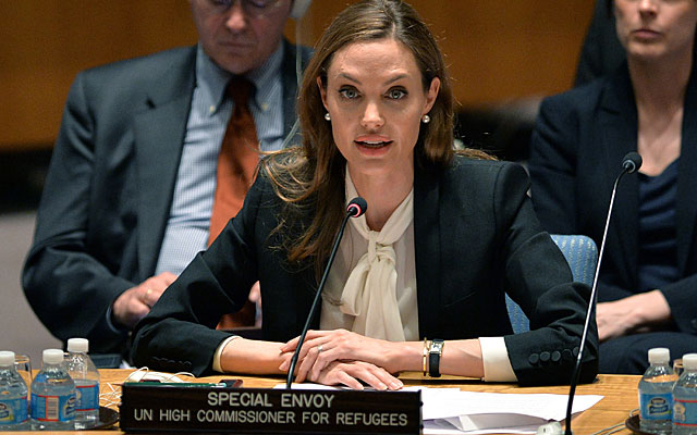 Angelina Jolie pide a la ONU ayudar a víctimas de violaciones
