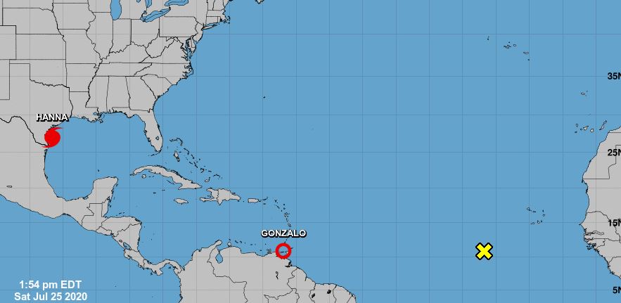 Hanna dejará lluvias y vientos de 110 kilómetros en el noreste de México