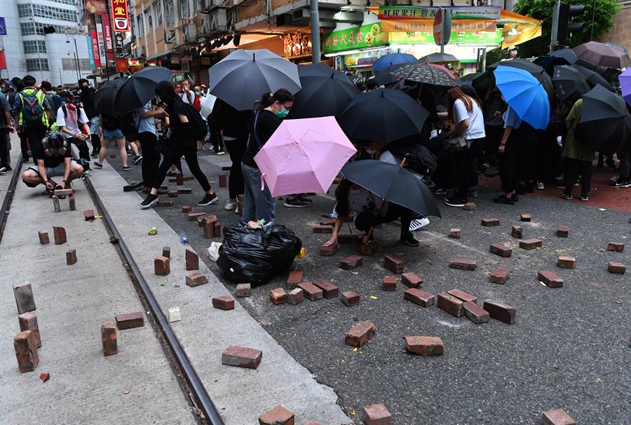 Ley de seguridad en Hong Kong se estrena con protestas y arrestos