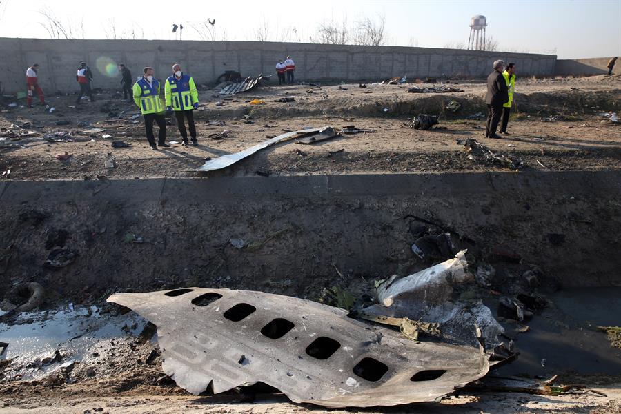 Irán envió a Francia las cajas negras del avión ucraniano derribado