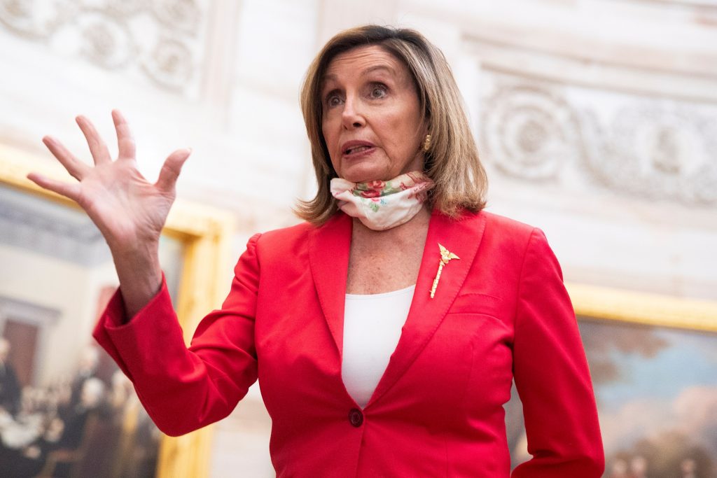 Usar mascarillas será obligatorio en la Cámara Baja por orden de Pelosi