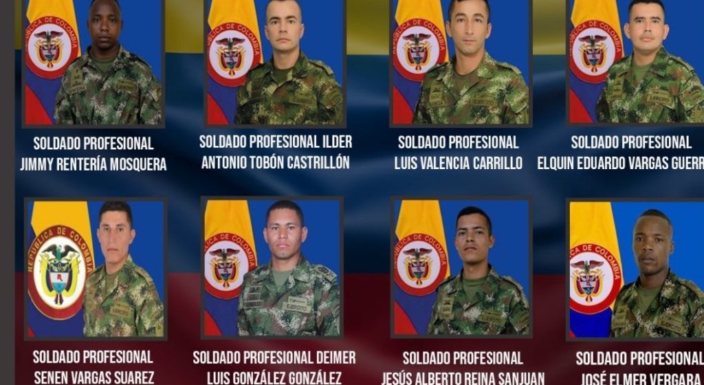 Hallan en Colombia los cuerpos de 2 militares del accidente de un helicóptero