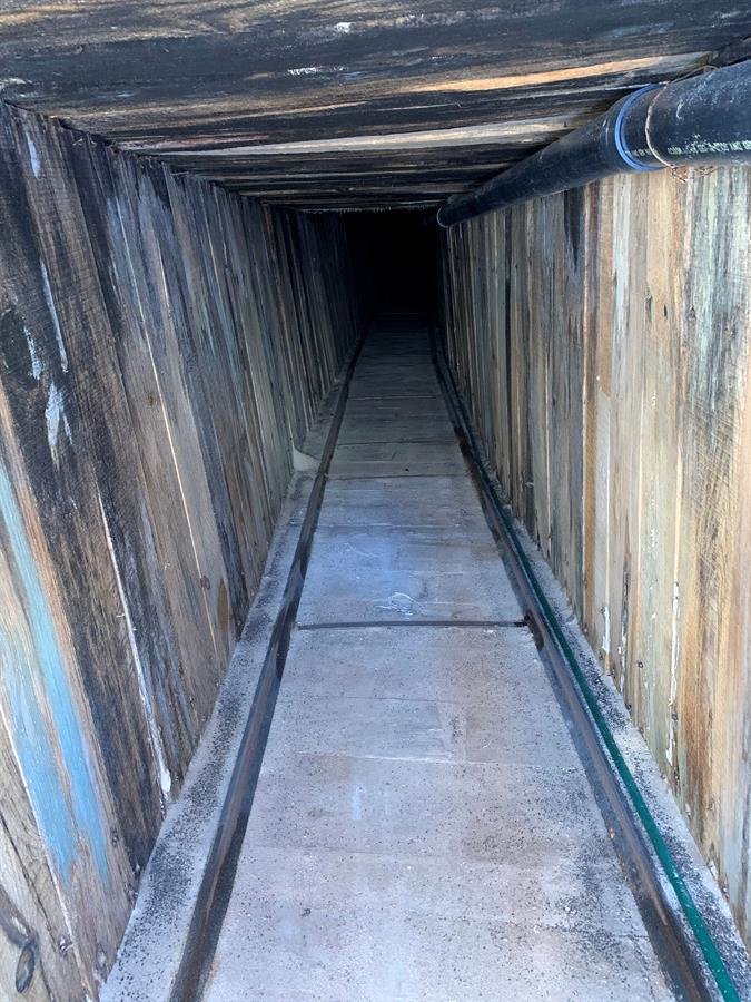 El túnel clandestino más sofisticado en la historia de EEUU estaba casi listo
