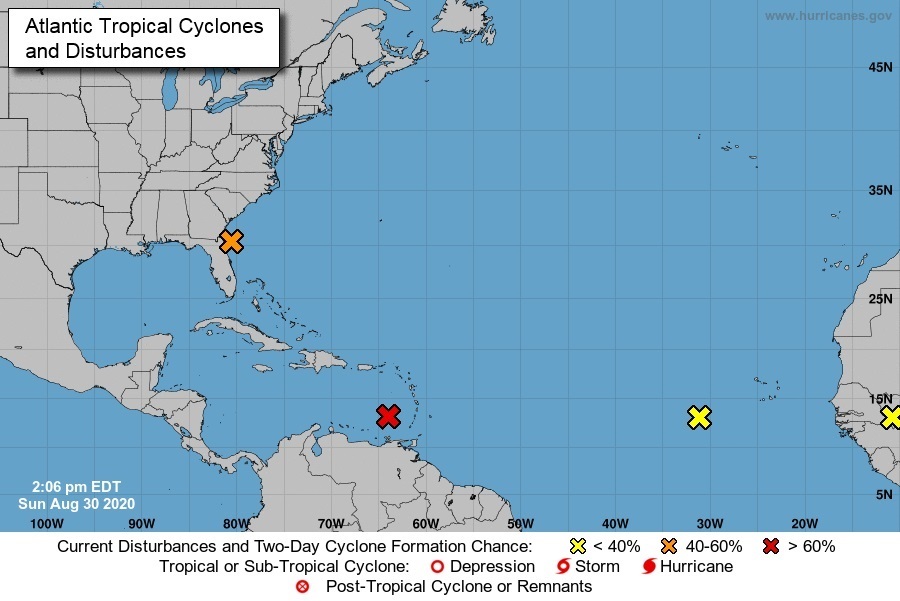 Nueva depresión en el Atlántico se mantendrá lejos de EEUU