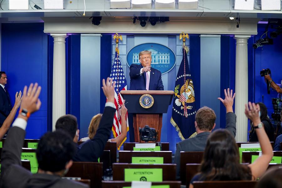 Trump calificó de "desagradable" a Kamala Harris