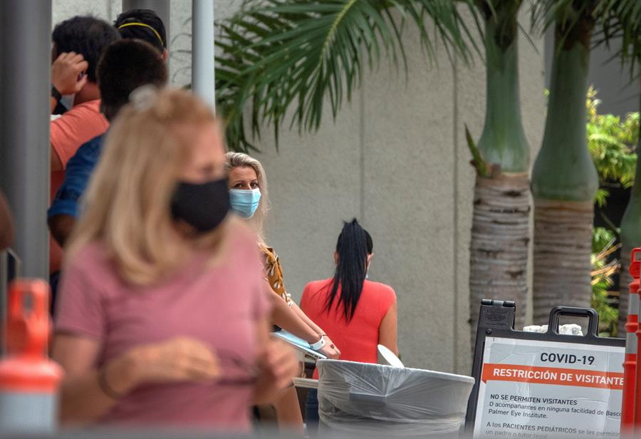 Reportan 3.838 casos y 219 muertes por COVID-19 en Florida