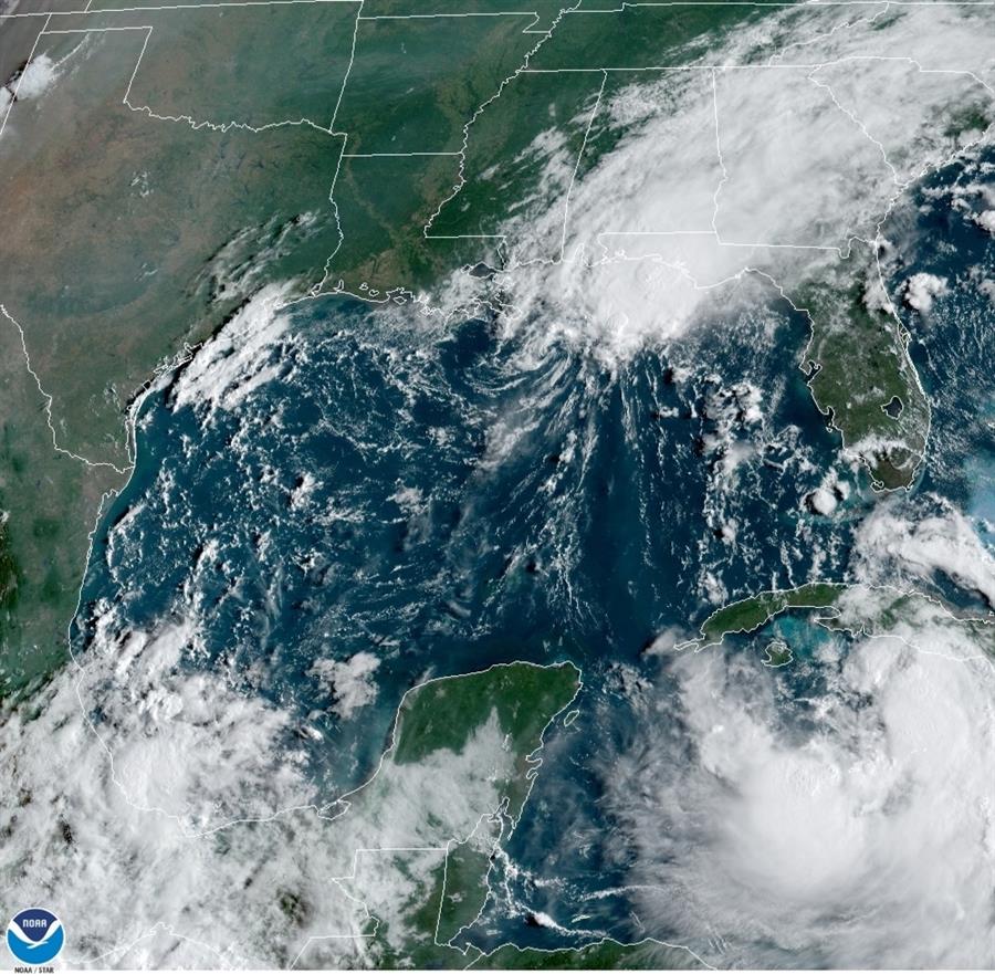Huracán Marco se debilita a tormenta rumbo a Luisiana