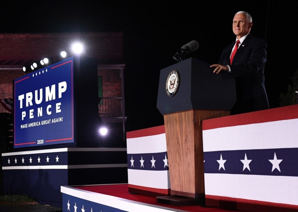 Mike Pence advierte que Estados Unidos no será un país seguro con Biden