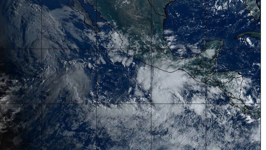 Se forma la tormenta tropical Fausto en el Pacífico de México