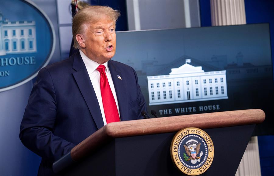 Trump hará campaña contra Biden horas antes de su discurso en la convención