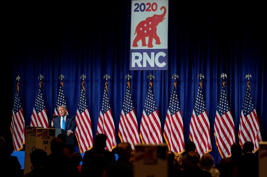 Republicanos confirmaron la nominación de Trump como candidato a la reelección