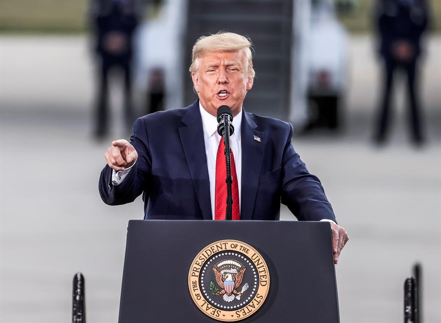 Trump alerta que EEUU sería una Venezuela si gana Biden