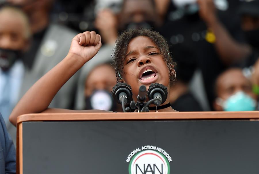 Nieta de Luther King ofreció conmovedor discurso