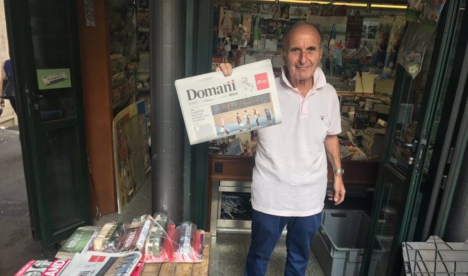 El papel tiene futuro: nació Domani, el nuevo diario italiano impreso