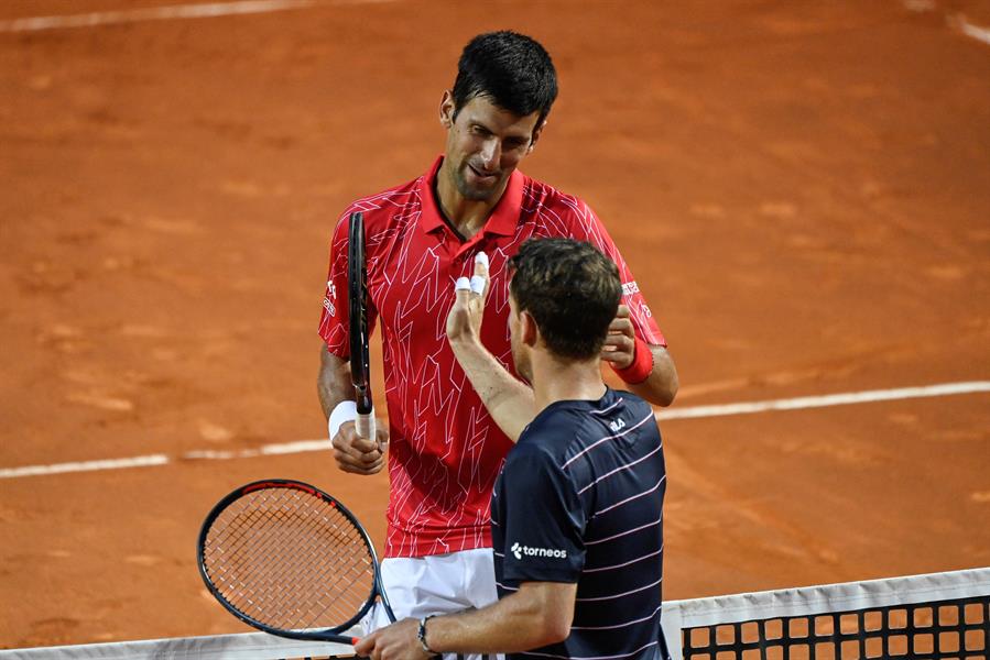 Djokovic acabó con las aspiraciones de "El peque" en Roma