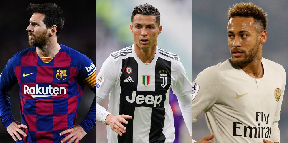 Messi, CR7 y Neymar, los futbolistas mejores pagados