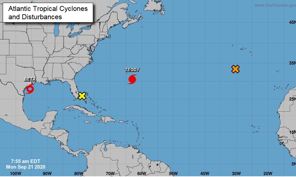 La tormenta Beta se acerca a Texas