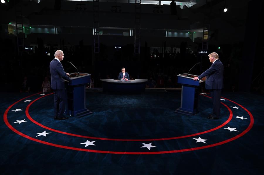 En fotos: Así transcurrió el primer debate entre Trump y Biden